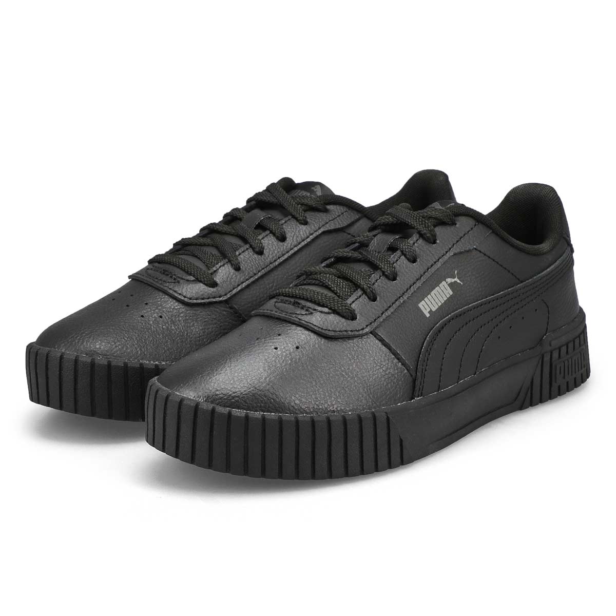 Puma Women's Carina 2.0 Lace Up Sneaker- Blac | SoftMoc.com