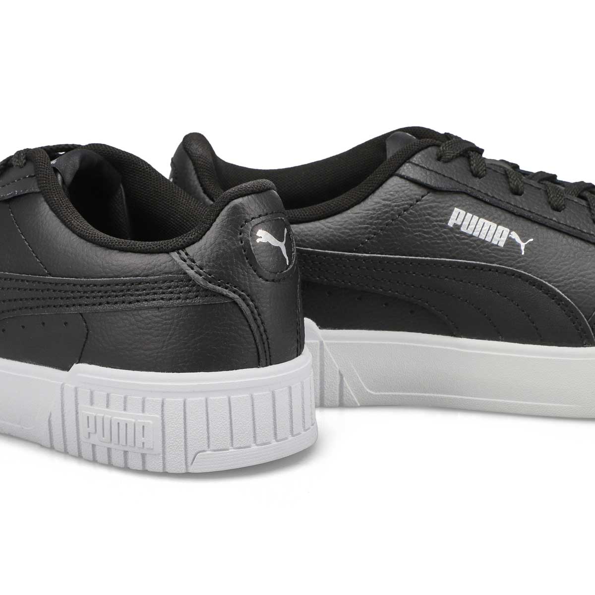 Puma Women's Carina 2.0 Sneaker - White/Black | SoftMoc.com