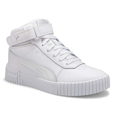 Lds Carina 2.0 Mid Lace Up Sneaker- White