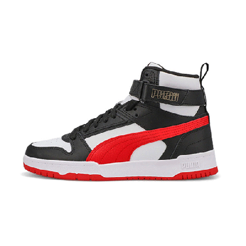 Puma Kids' RBD Game Jr High Top Sneaker - Whi | SoftMoc.com
