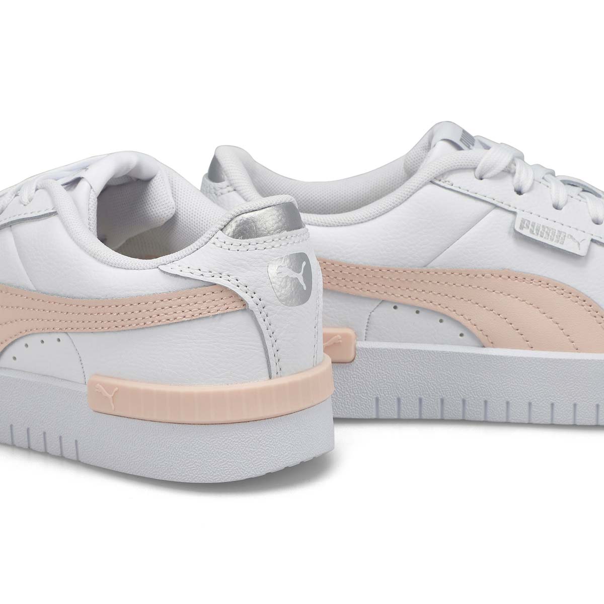 Lds Jada Renew Lace Up Sneaker - White/Pink