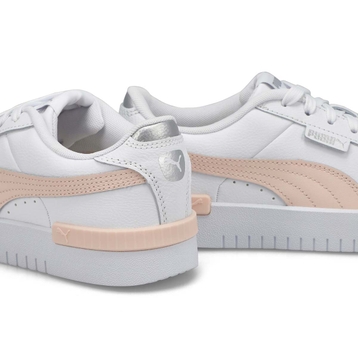 Lds Jada Renew Lace Up Snkr-White/Pink