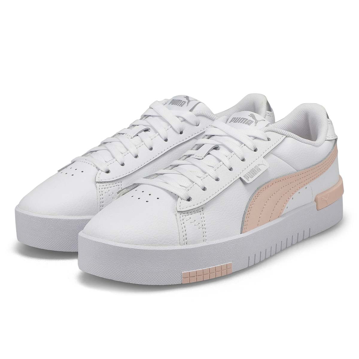 Lds Jada Renew Lace Up Snkr-White/Pink