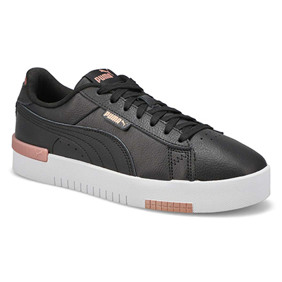 Lds Jada Renew Lace Up Sneaker - Black/Rose Gold