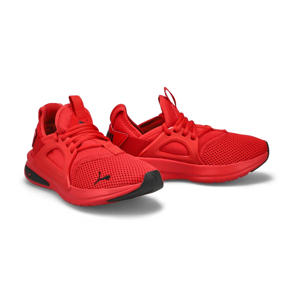 Puma Boys' Softride Enzp Evo Jr Sneaker - Red | SoftMoc.com