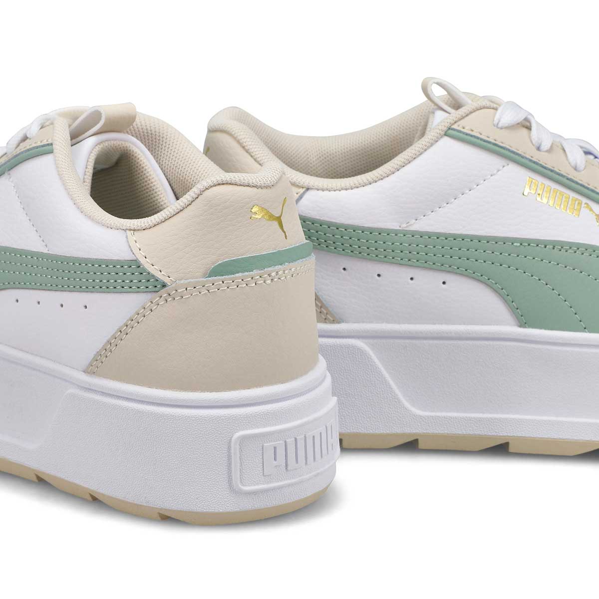 Women's Kamen Rebelle Platform Sneaker - White/Green