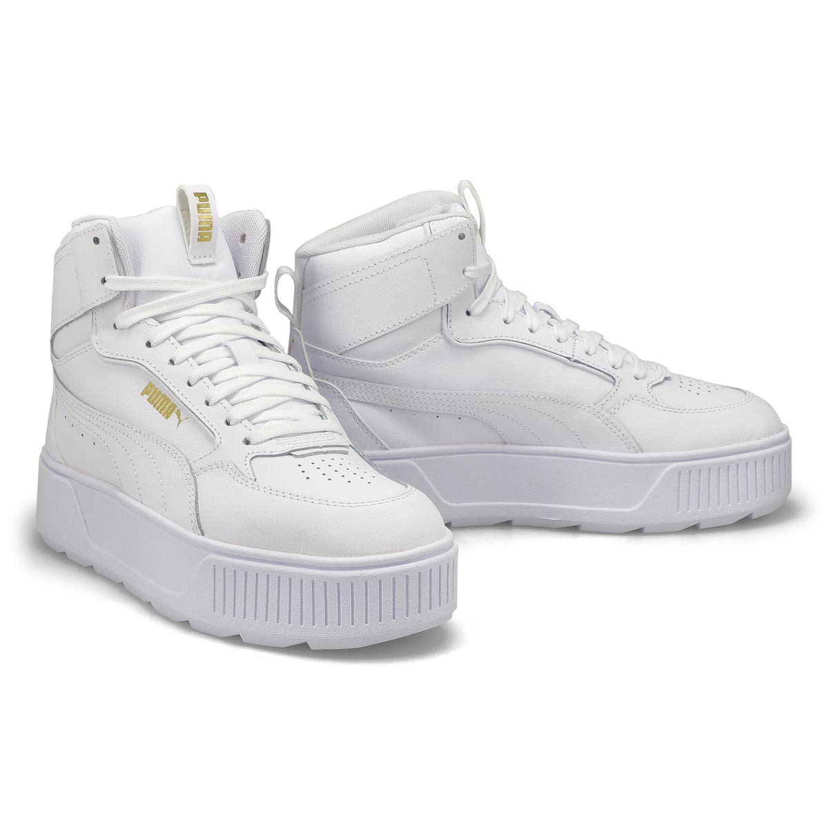 Women's Karmen Rebelle Mid Platform Sneaker - White