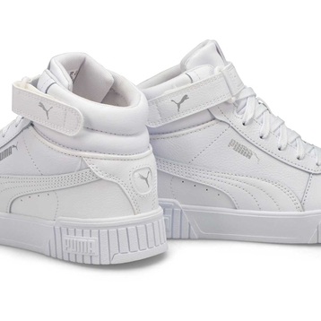 Girls' Carina 2.0 Mid Sneaker - White
