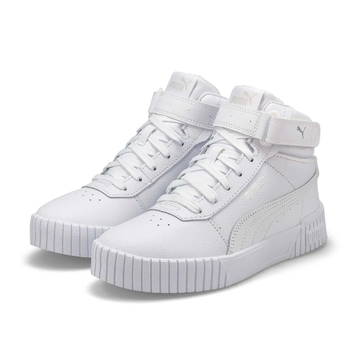 Girls' Carina 2.0 Mid Sneaker - White