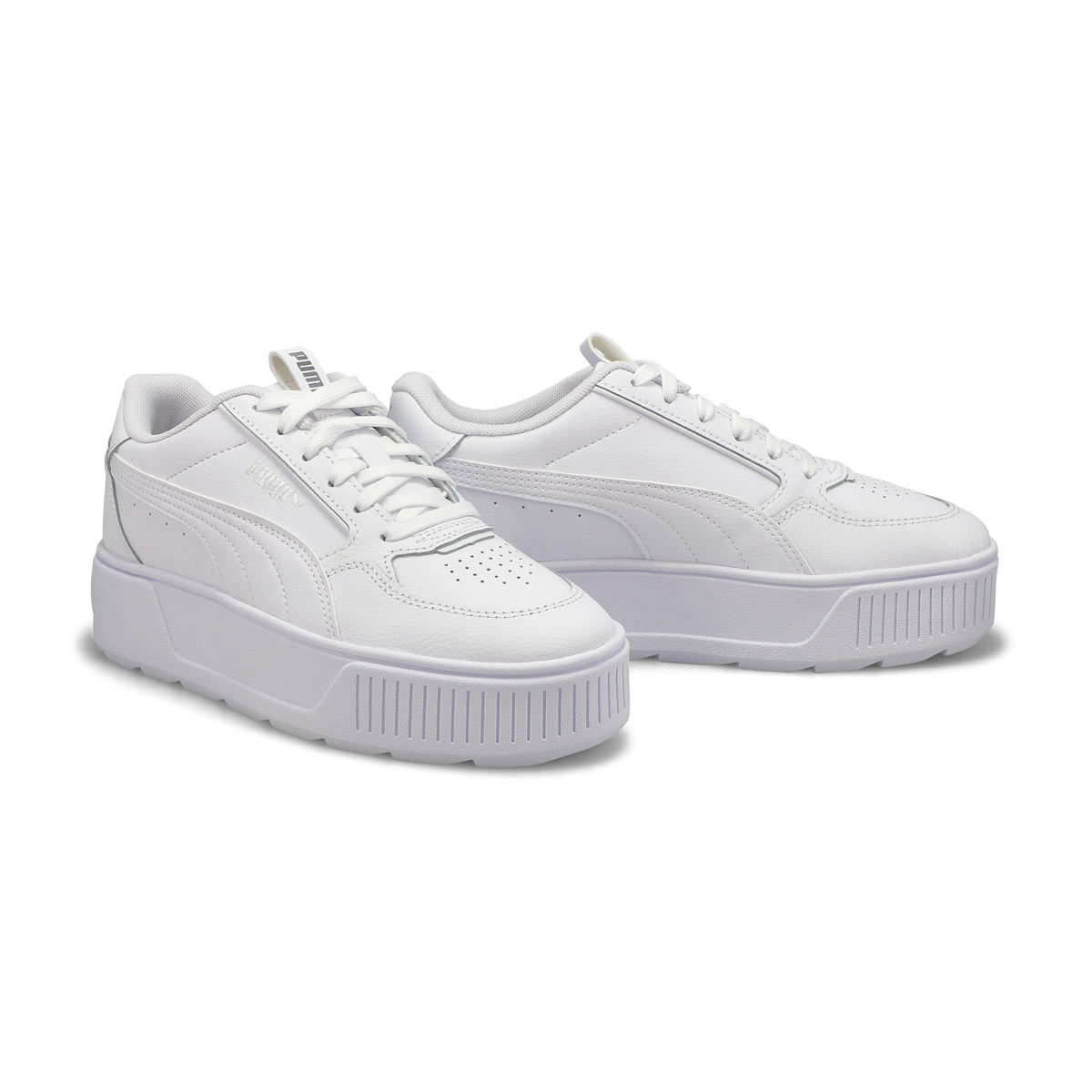 Puma Girls' Karmen Rebelle Jr Sneaker - White | SoftMoc.com