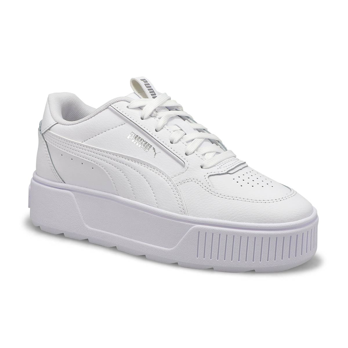 Puma Girls' Karmen Rebelle Jr Sneaker - White | SoftMoc.com