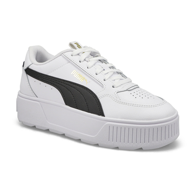 Grls Karmen Rebelle Jr Sneaker - White/Black