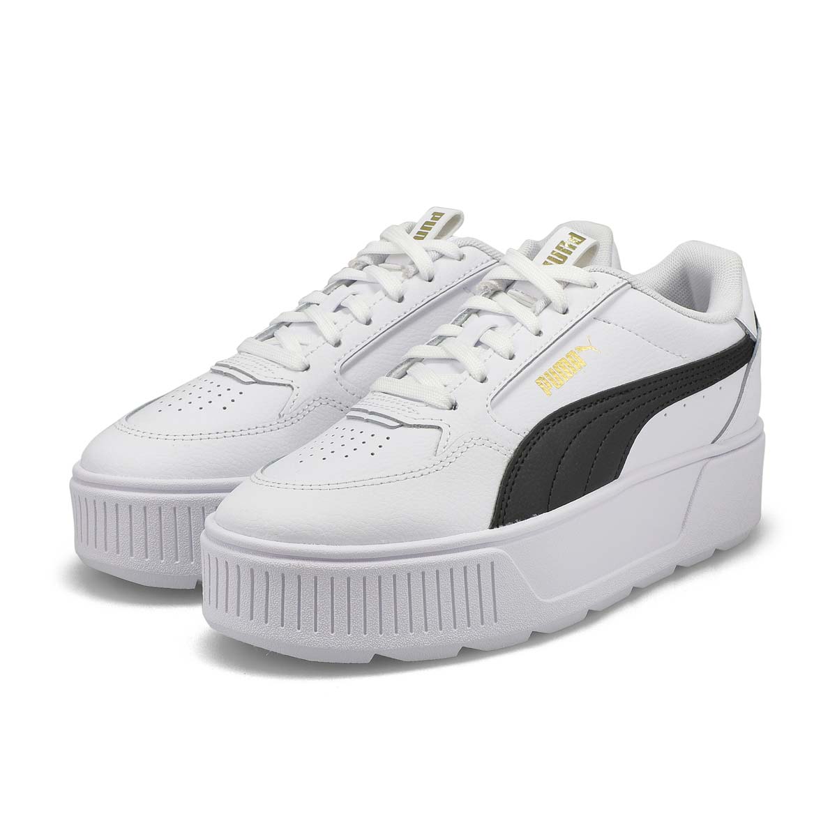 Puma Girls' Karmen Rebelle Jr Sneaker - White | SoftMoc.com