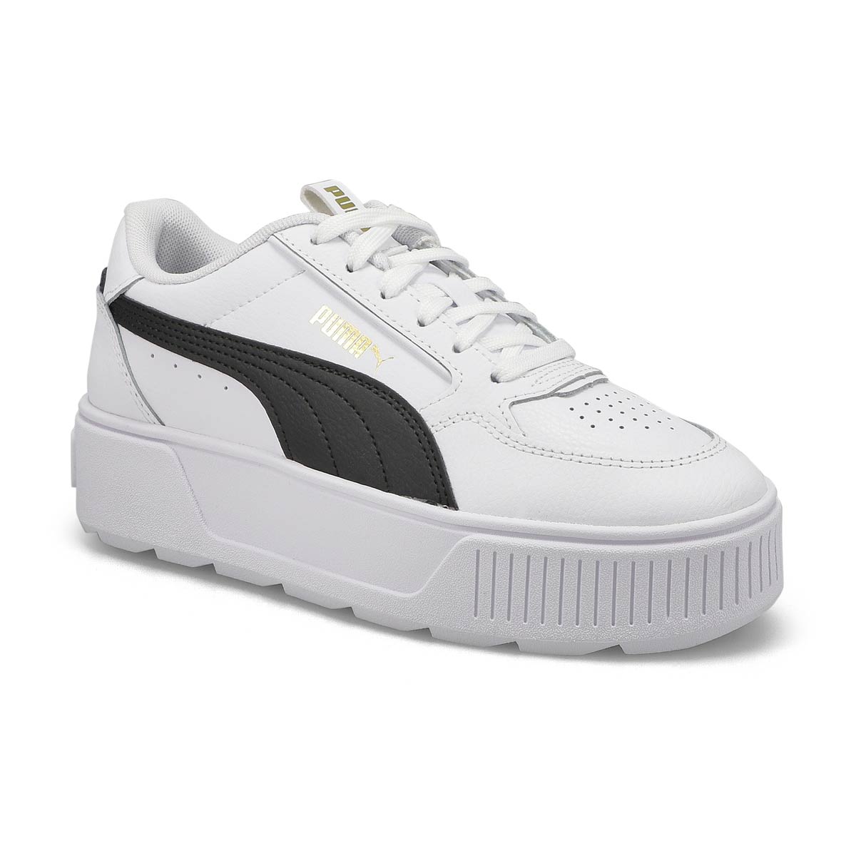 Puma Girls' Karmen Rebelle Jr Sneaker - White | SoftMoc.com