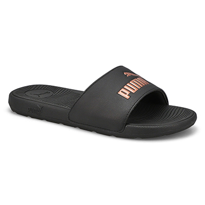 Lds Cool Cat 2.0 BX Silde Sandal - Black/Rose Gold