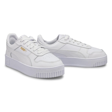 Women's Carina Street Sneaker - White/Gold