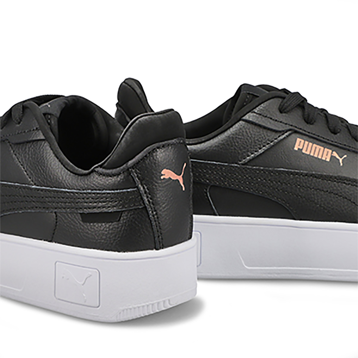 Women's Carina Street Sneaker- Black/Rose Gold