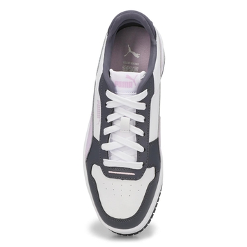Women's Carina Street Lace Up Sneaker - White/Blac