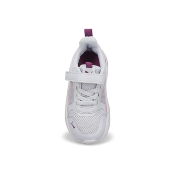 Baskets ANZARUN 2.0 AC+, argent/raisin/baies, bébé