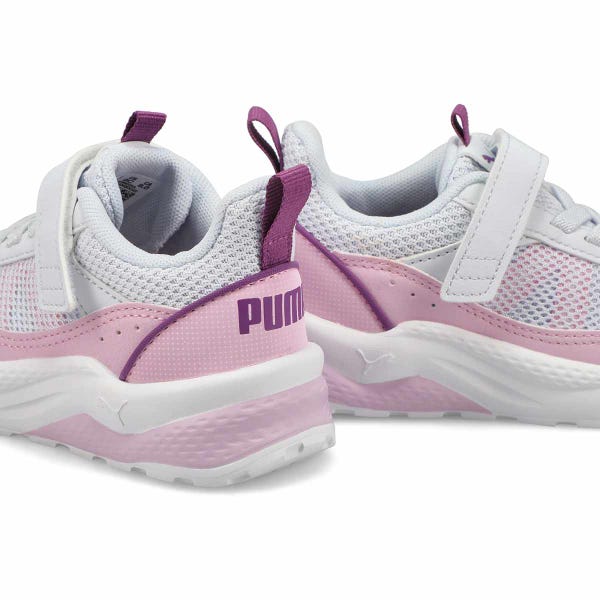 Baskets ANZARUN 2.0 AC+, argent/raisin/baies, bébés