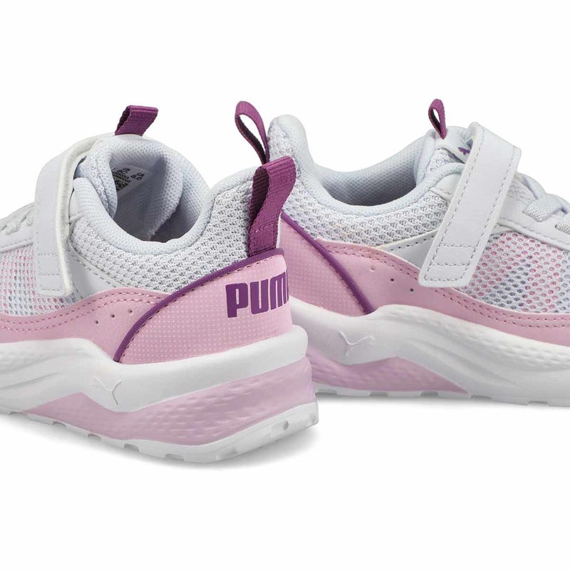 Baskets ANZARUN 2.0 AC+, argent/raisin/baies, bébés