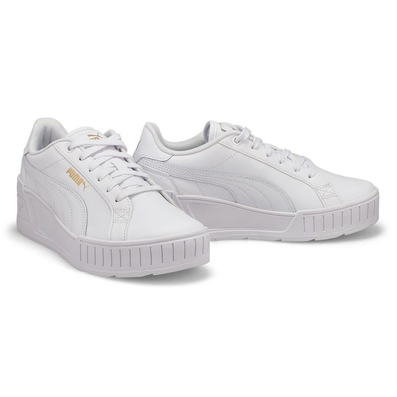 Baskets compensées KARMEN WEDGE , blanc/blanc, femmes