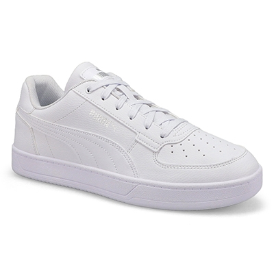 Puma Men's Caven 2.0 Sneaker - White/Silver | SoftMoc USA