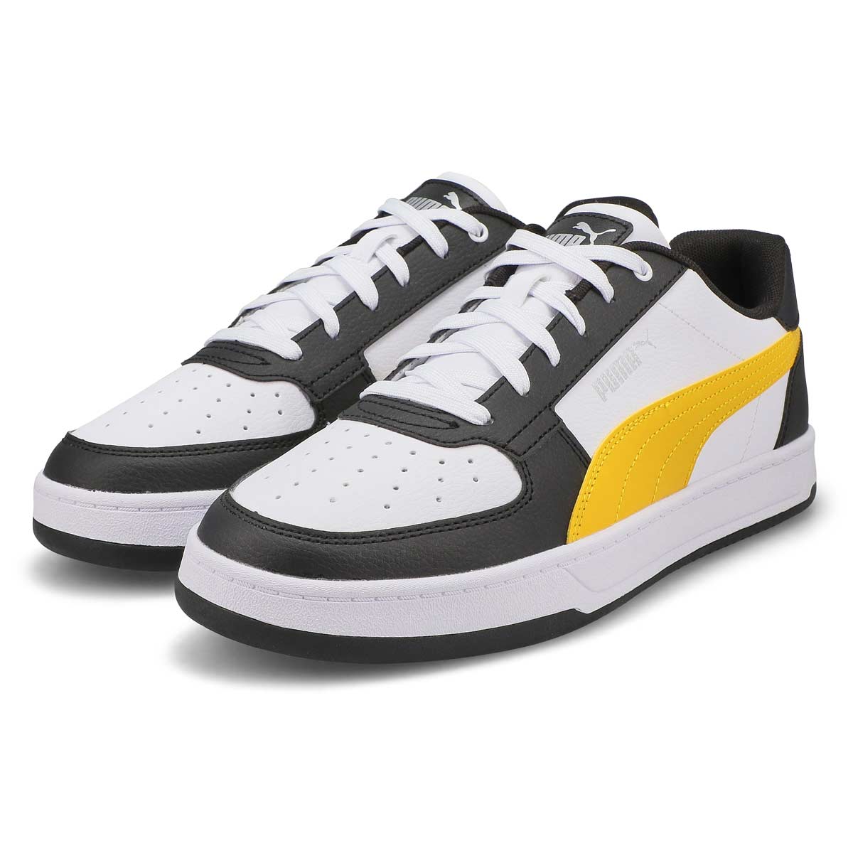 Baskets CAVEN 2.0, blanc/jaune, hommes