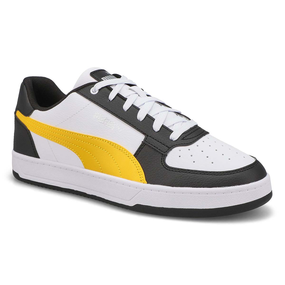 Puma Puma Caven 2.0 WIP White / Yellow - Fast delivery  Spartoo Europe ! -  Shoes Low top trainers Men 66,40 €