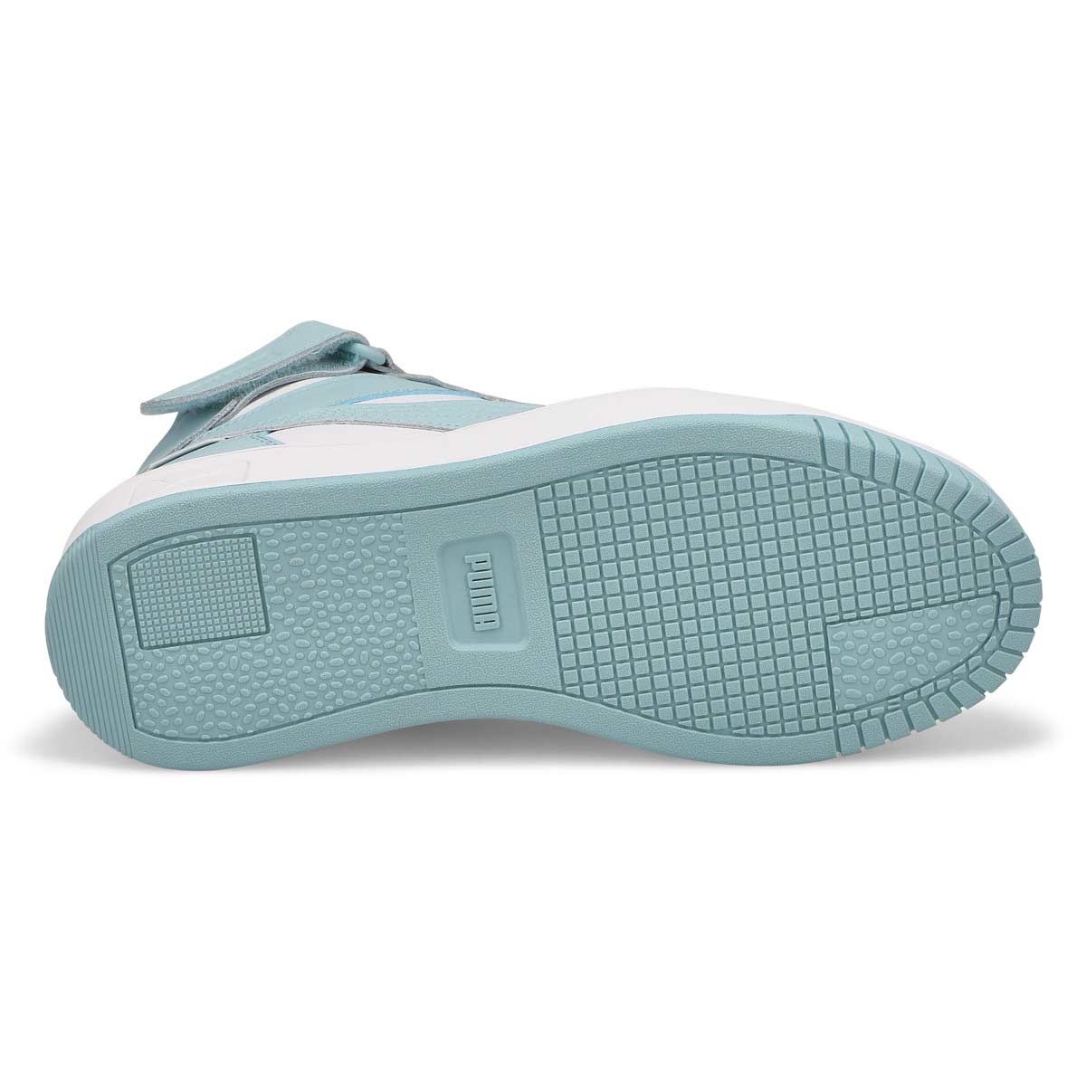 Women's Carina Street Mid Lace Up Sneaker- White/Turquoise