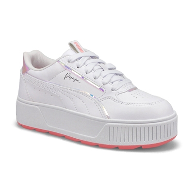 Baskets Karmen Rebelle Crystal Wings Jr, blanc/pêche, enfants