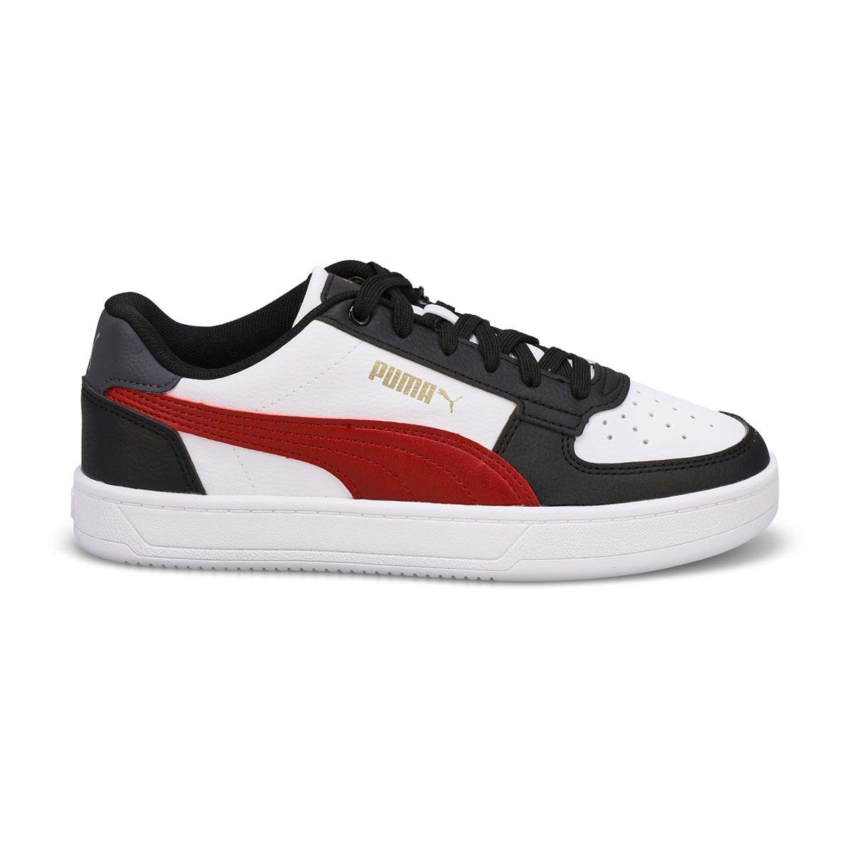 Baskets à lacets CAVEN 2.0 JR, noir/rouge/blanc, enfants