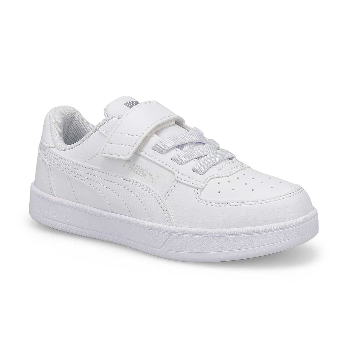 Baskets à lacets CAVEN 2.0 AC + PS, blanc/argent, enfants