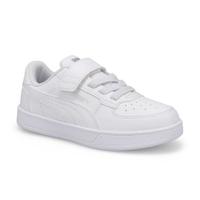Baskets à lacets CAVEN 2.0 AC + PS, blanc/argent, enfants