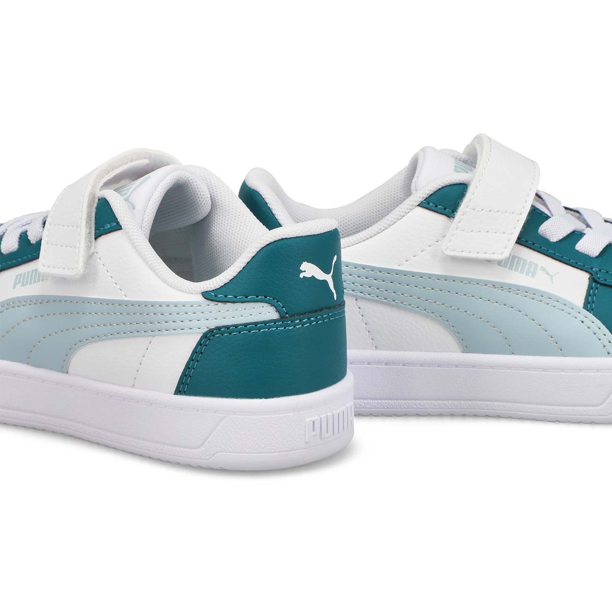 Baskets à lacets CAVEN 2.0 JR, blanc/rosée givrée/vert froid, enfants
