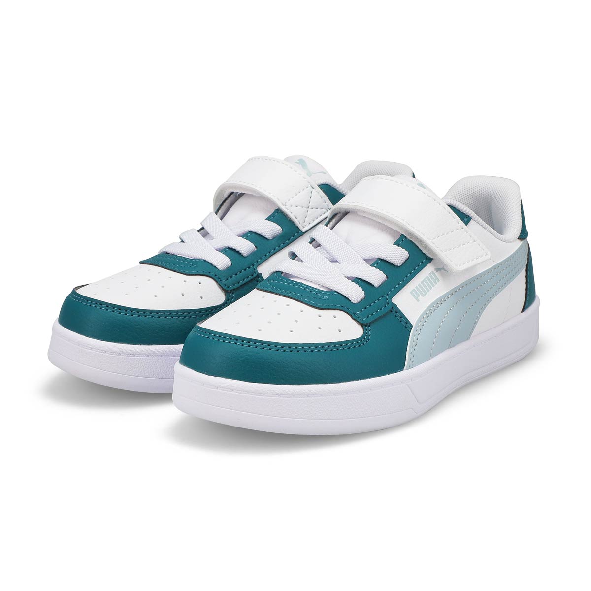 Baskets à lacets CAVEN 2.0 JR, blanc/rosée givrée/vert froid, enfants