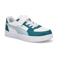 Baskets à lacets CAVEN 2.0 JR, blanc/rosée givrée/vert froid, enfants