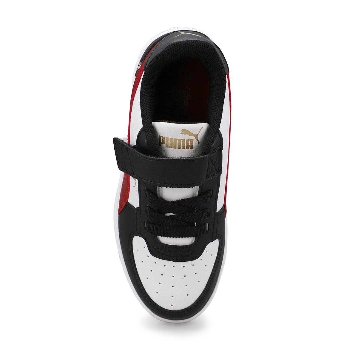 Baskets à lacets CAVEN 2.0 AC + PS, noir/rouge/blanc, enfants