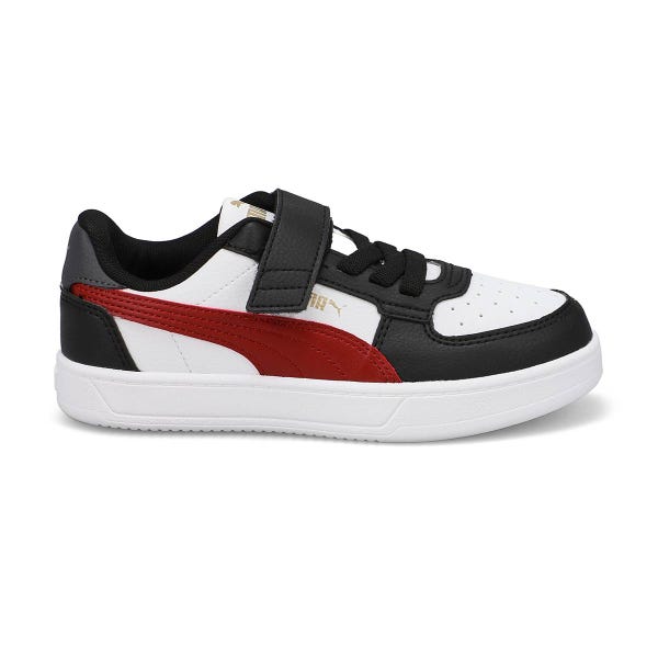 Kids'  Caven 2.0 AC + PS Lace Up Sneaker - Black/Red/White