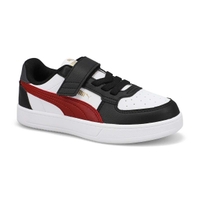 Baskets à lacets CAVEN 2.0 AC + PS, noir/rouge/blanc, enfants