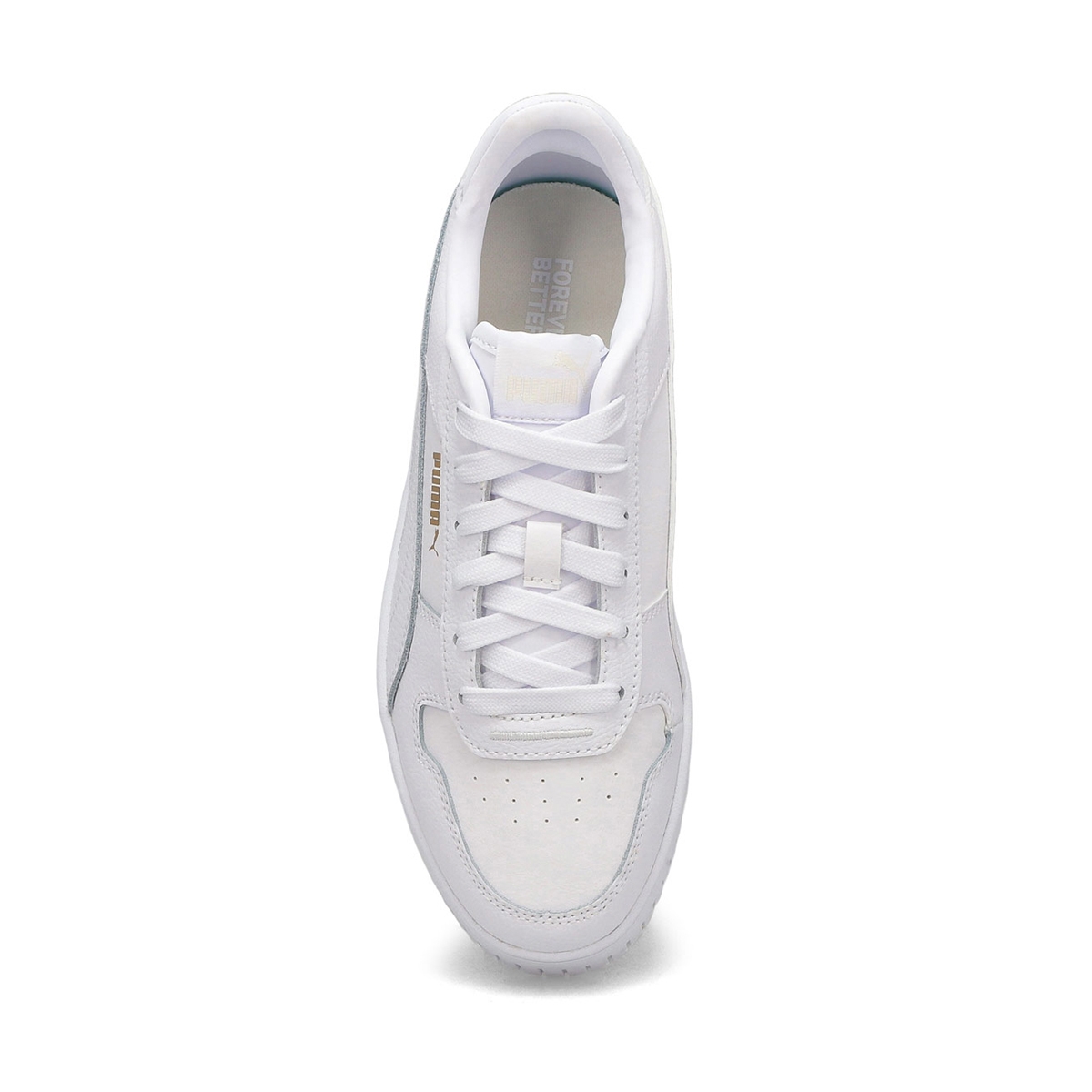 Kids' Carina Street Jr Lace Up Sneaker - White/Gold