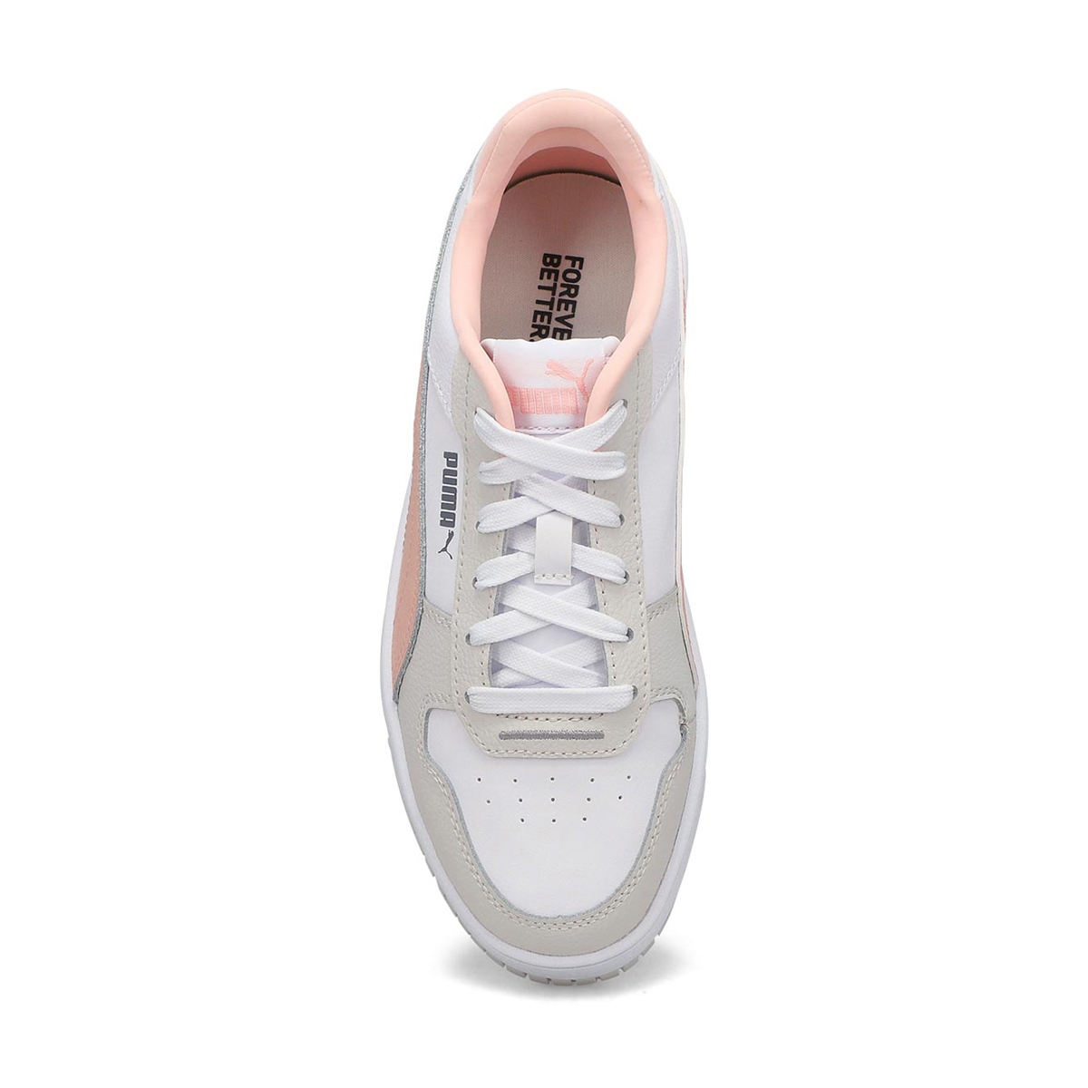 Kids' Carina Street Jr Sneaker - White/Rose