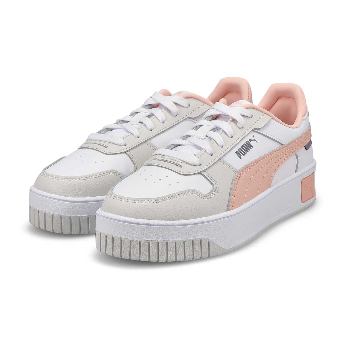 Kids' Carina Street Jr Sneaker - White/Rose