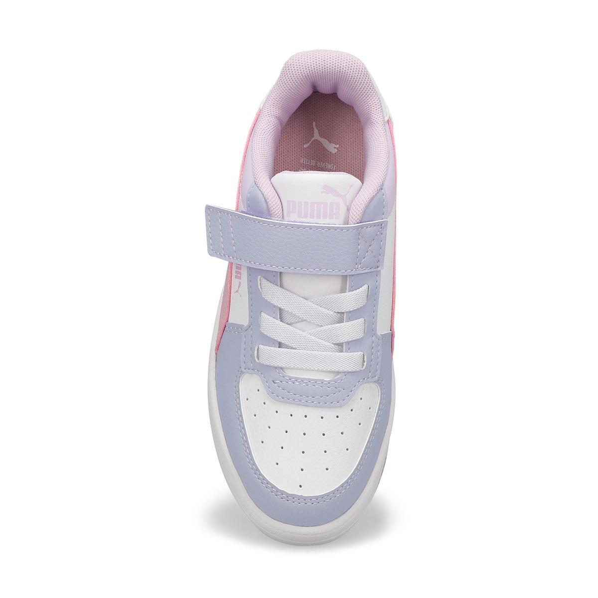 Baskets PUMA CAVEN 2.0 BLOCK, bleu/rose/blanc, filles