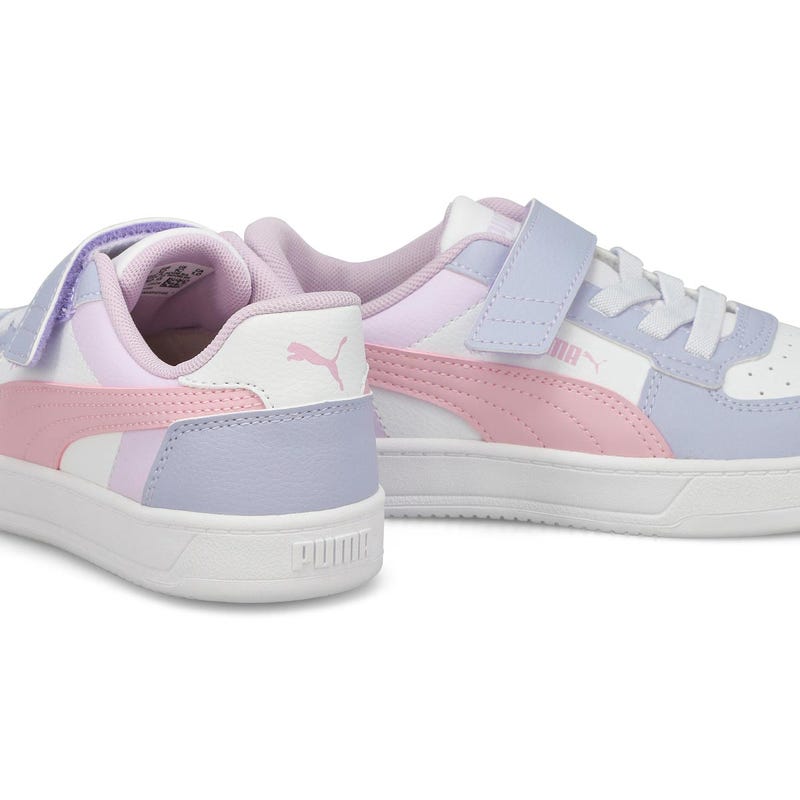 Girls'  Puma Caven 2.0 Block Sneaker - Blue/Pink/White
