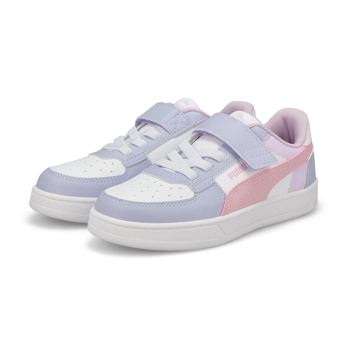 Baskets PUMA CAVEN 2.0 BLOCK, bleu/rose/blanc, filles