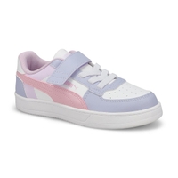 Baskets PUMA CAVEN 2.0 BLOCK, bleu/rose/blanc, filles