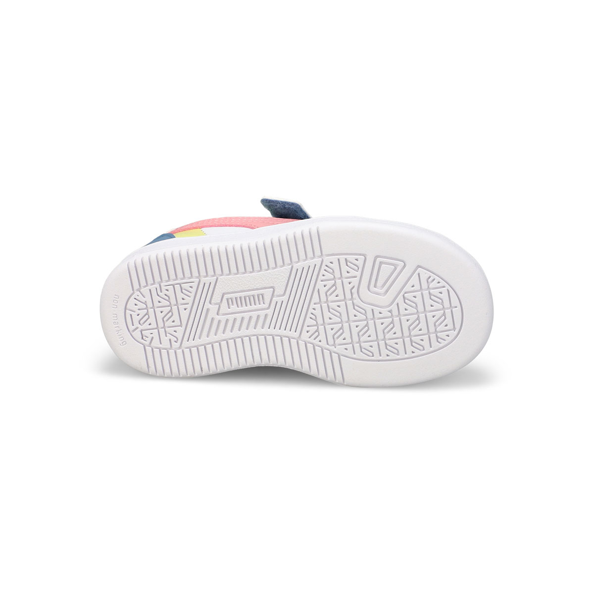 Baskets PUMA CAVEN 2.0 BLOCK, blanc/rose/bleu froid, bébés-F