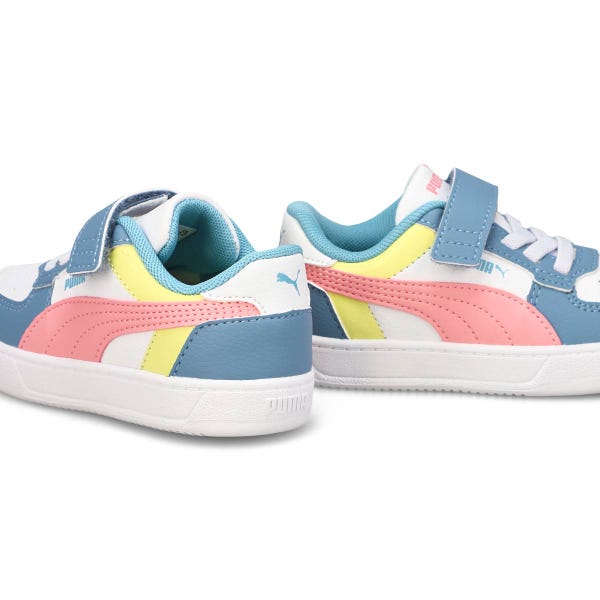 Infants'  G Caven 2.0 Block Sneaker - White/Pinkscape/Cool Blue