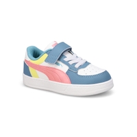Baskets PUMA CAVEN 2.0 BLOCK, blanc/rose/bleu froid, bébés-F